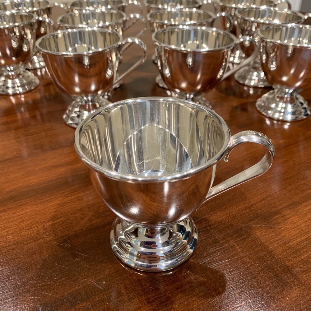 VTG Electroplated Nickel Silver Cups #12